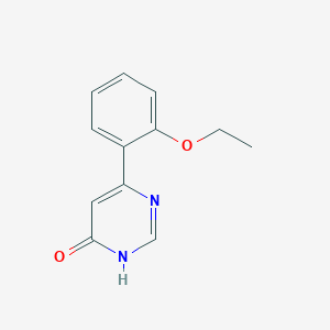 molecular formula C12H12N2O2 B1493714 6-(2-Ethoxyphenyl)pyrimidin-4-ol CAS No. 1696565-55-5