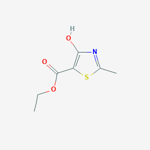 molecular formula C7H9NO3S B1493718 Ethyl 4-hydroxy-2-methylthiazole-5-carboxylate CAS No. 20737-48-8
