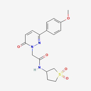 N-(1,1-dioxidotetrahydrothiophen-3-yl)-2-[3-(4-methoxyphenyl)-6-oxopyridazin-1(6H)-yl]acetamide