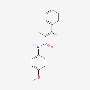 molecular formula C17H17NO2 B14937197 (2E)-N-(4-methoxyphenyl)-2-methyl-3-phenylprop-2-enamide 