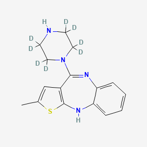 molecular formula C16H18N4S B1493722 N-Demethyl Olanzapine-d8 CAS No. 786686-82-6