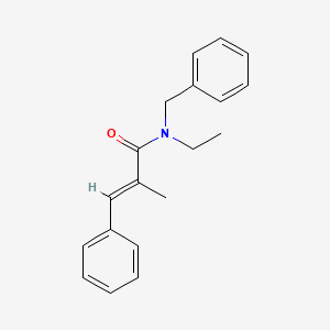 molecular formula C19H21NO B14937308 (2E)-N-benzyl-N-ethyl-2-methyl-3-phenylprop-2-enamide 