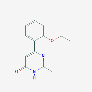 molecular formula C13H14N2O2 B1493738 6-(2-乙氧基苯基)-2-甲基嘧啶-4-醇 CAS No. 1988435-68-2