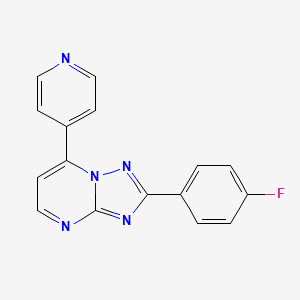 2-(4-Fluorophenyl)-7-(pyridin-4-yl)[1,2,4]triazolo[1,5-a]pyrimidine