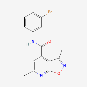 N-(3-bromophenyl)-3,6-dimethyl[1,2]oxazolo[5,4-b]pyridine-4-carboxamide