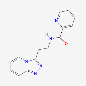 N-[2-([1,2,4]triazolo[4,3-a]pyridin-3-yl)ethyl]pyridine-2-carboxamide