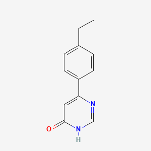 molecular formula C12H12N2O B1493757 6-(4-Ethylphenyl)pyrimidin-4-ol CAS No. 1692598-32-5