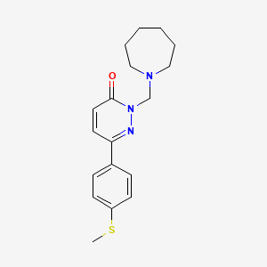 2-(azepan-1-ylmethyl)-6-[4-(methylsulfanyl)phenyl]pyridazin-3(2H)-one