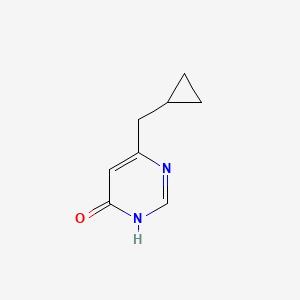 molecular formula C8H10N2O B1493766 6-(Cyclopropylmethyl)pyrimidin-4-ol CAS No. 2092066-16-3