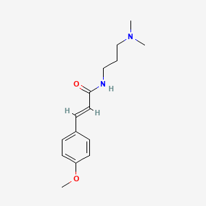 (2E)-N-[3-(dimethylamino)propyl]-3-(4-methoxyphenyl)prop-2-enamide