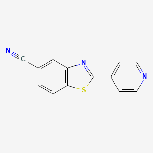 molecular formula C13H7N3S B1493770 2-(Pyridin-4-yl)benzo[d]thiazole-5-carbonitrile CAS No. 2231674-55-6