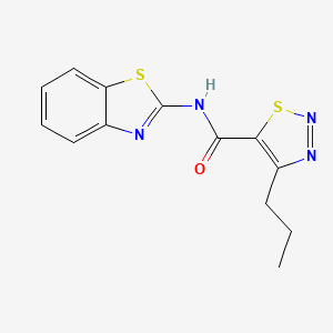 N-[(2Z)-1,3-benzothiazol-2(3H)-ylidene]-4-propyl-1,2,3-thiadiazole-5-carboxamide