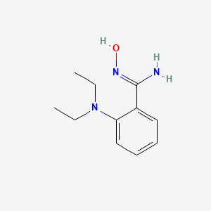 molecular formula C11H17N3O B1493774 2-(Diethylamino)-N'-hydroxybenzenecarboximidamide CAS No. 1021244-00-7