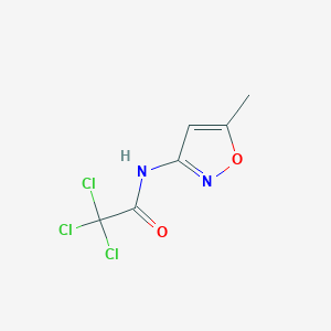 2,2,2-trichloro-N-(5-methyl-1,2-oxazol-3-yl)acetamide