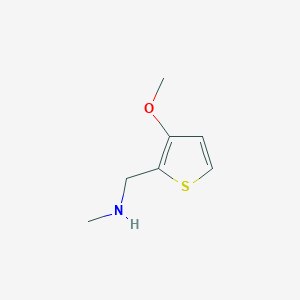 molecular formula C7H11NOS B1493780 1-(3-methoxythiophen-2-yl)-N-methylmethanamine CAS No. 944450-93-5