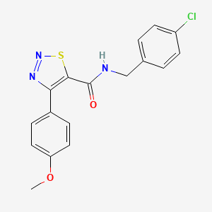 N-(4-chlorobenzyl)-4-(4-methoxyphenyl)-1,2,3-thiadiazole-5-carboxamide