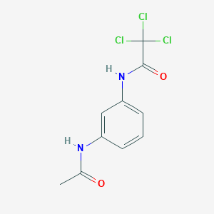 N-[3-(acetylamino)phenyl]-2,2,2-trichloroacetamide