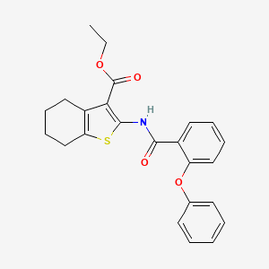 Ethyl 2-[(2-phenoxybenzoyl)amino]-4,5,6,7-tetrahydro-1-benzothiophene-3-carboxylate