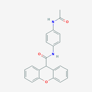 N-[4-(acetylamino)phenyl]-9H-xanthene-9-carboxamide