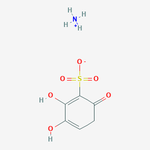 molecular formula C6H9NO6S B1493796 3,4-二羟基苯磺酸单铵盐 CAS No. 6099-56-5