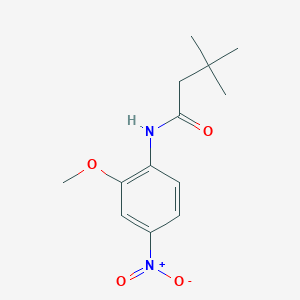 molecular formula C13H18N2O4 B14937989 N-(2-methoxy-4-nitrophenyl)-3,3-dimethylbutanamide 