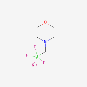 molecular formula C5H10BF3KNO B1493799 Potassium (morpholin-4-YL)methyltrifluoroborate CAS No. 936329-94-1