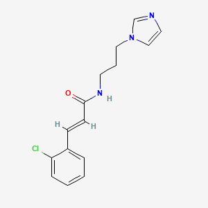 3-(2-Chloro-phenyl)-N-(3-imidazol-1-yl-propyl)-acrylamide