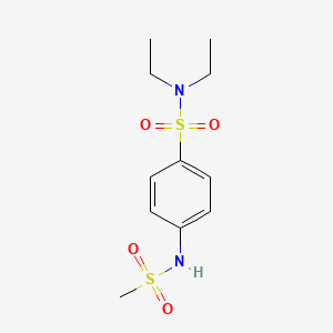 N,N-diethyl-4-[(methylsulfonyl)amino]benzenesulfonamide