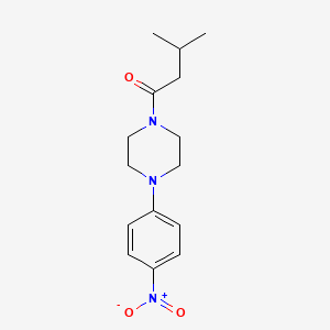 3-Methyl-1-[4-(4-nitrophenyl)piperazin-1-yl]butan-1-one