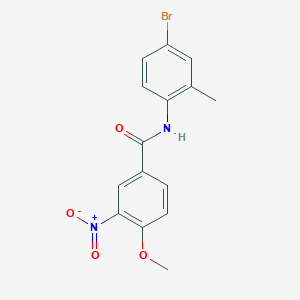 N-(4-bromo-2-methylphenyl)-4-methoxy-3-nitrobenzamide