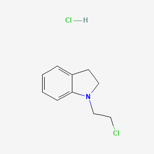 B1493812 1-(2-Chloroethyl)indoline hydrochloride CAS No. 2203016-91-3
