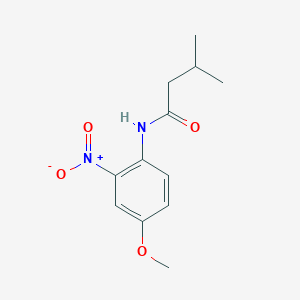 molecular formula C12H16N2O4 B14938139 N-(4-methoxy-2-nitrophenyl)-3-methylbutanamide 