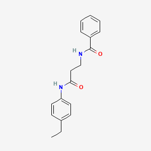 N-{3-[(4-ethylphenyl)amino]-3-oxopropyl}benzamide