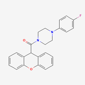 1-(4-Fluorophenyl)-4-(9H-xanthene-9-carbonyl)piperazine