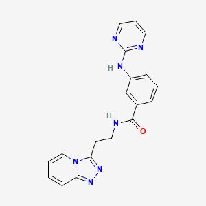 3-(pyrimidin-2-ylamino)-N-[2-([1,2,4]triazolo[4,3-a]pyridin-3-yl)ethyl]benzamide