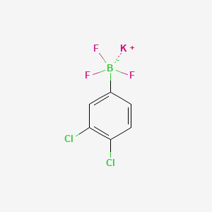 molecular formula C6H3BCl2F3K B1493833 三氟硼酸钾(3,4-二氯苯基) CAS No. 850623-68-6