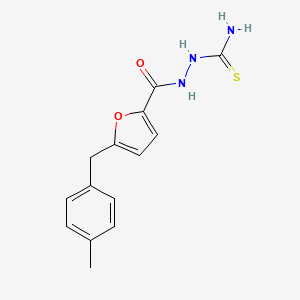 2-{[5-(4-Methylbenzyl)furan-2-yl]carbonyl}hydrazinecarbothioamide