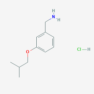 molecular formula C11H18ClNO B1493844 (3-Isobutoxyphenyl)methanamine hydrochloride CAS No. 37806-39-6