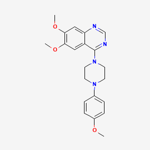 6,7-Dimethoxy-4-[4-(4-methoxyphenyl)piperazin-1-yl]quinazoline