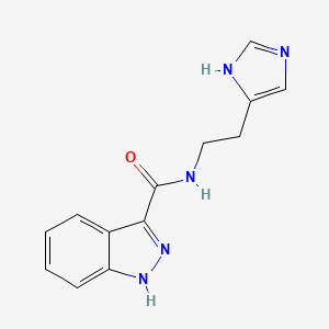 N-[2-(1H-imidazol-4-yl)ethyl]-1H-indazole-3-carboxamide