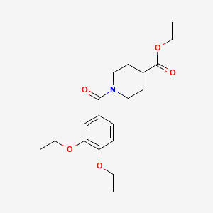 Ethyl 1-(3,4-diethoxybenzoyl)piperidine-4-carboxylate