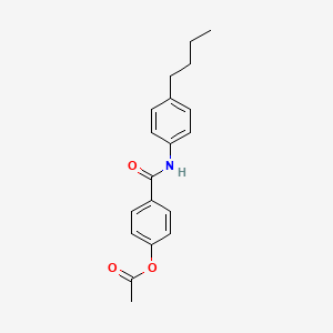 4-[(4-Butylphenyl)carbamoyl]phenyl acetate