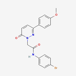 N-(4-bromophenyl)-2-(3-(4-methoxyphenyl)-6-oxopyridazin-1(6H)-yl)acetamide