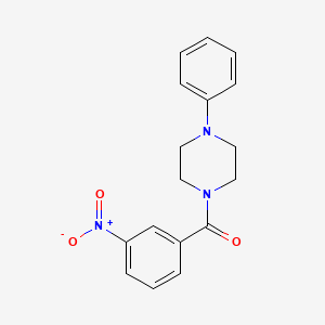 (3-Nitrophenyl)(4-phenylpiperazin-1-yl)methanone