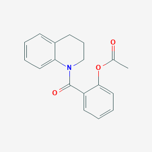 2-(3,4-dihydroquinolin-1(2H)-ylcarbonyl)phenyl acetate