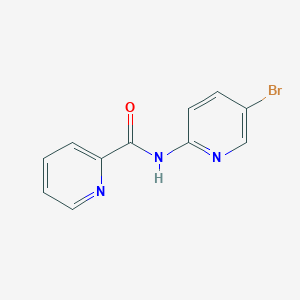 molecular formula C11H8BrN3O B14938543 N-(5-bromopyridin-2-yl)pyridine-2-carboxamide 