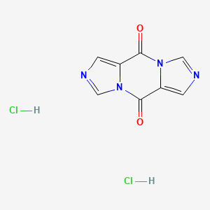 molecular formula C8H6Cl2N4O2 B1493862 Diimidazo[1,5-a:1',5'-d]pyrazine-5,10-dione dihydrochloride CAS No. 1215646-82-4