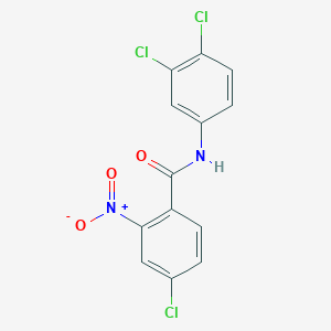 4-chloro-N-(3,4-dichlorophenyl)-2-nitrobenzamide