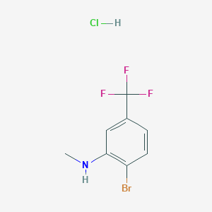 molecular formula C8H8BrClF3N B1493871 2-溴-N-甲基-5-(三氟甲基)苯胺盐酸盐 CAS No. 1187386-33-9