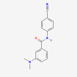 N-(4-cyanophenyl)-3-(dimethylamino)benzamide